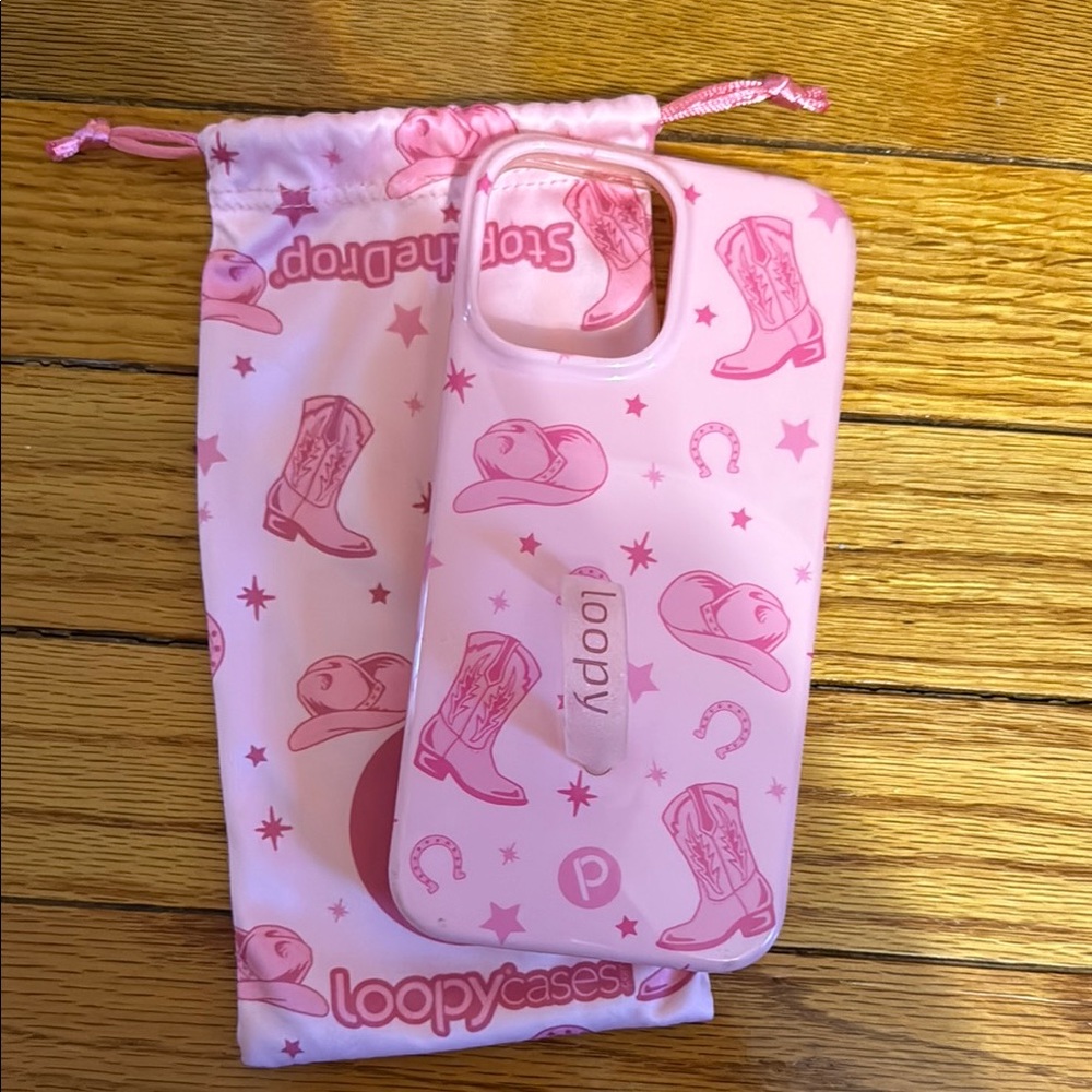 Loopy Pink Western iPhone Case